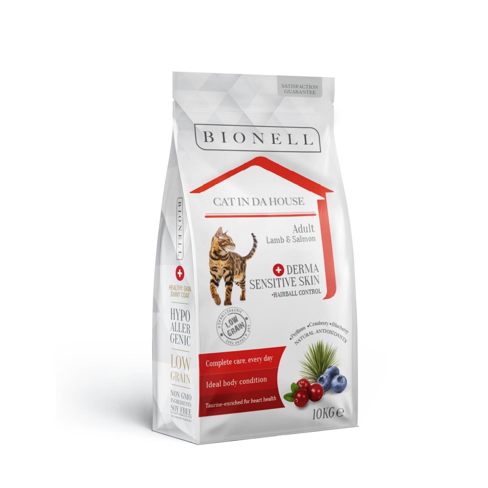 Bionell Adult Kuzu Etli ve Somonlu Kedi Maması 10 kg
