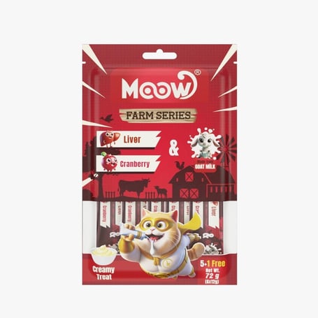 Moow Ciğerli & Kızılcıklı & Keçi Sütlü Krema 6'lı