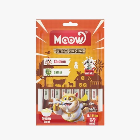 Moow Tavuklu & Kedi Nane & Keçi Sütlü Krema 6'lı