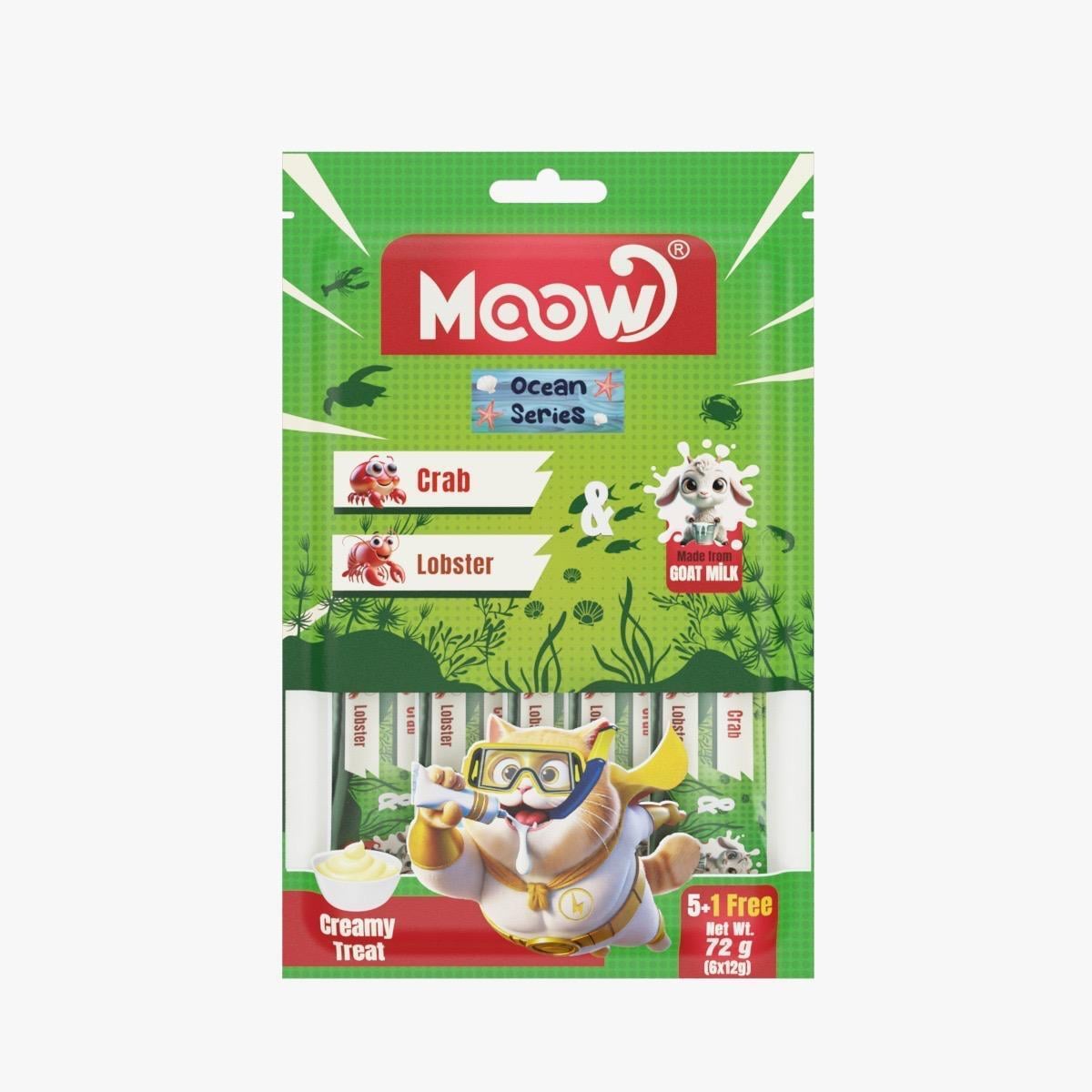 Moow Yengeçli & İstakozlu & Keçi Sütlü Krema 6'lı